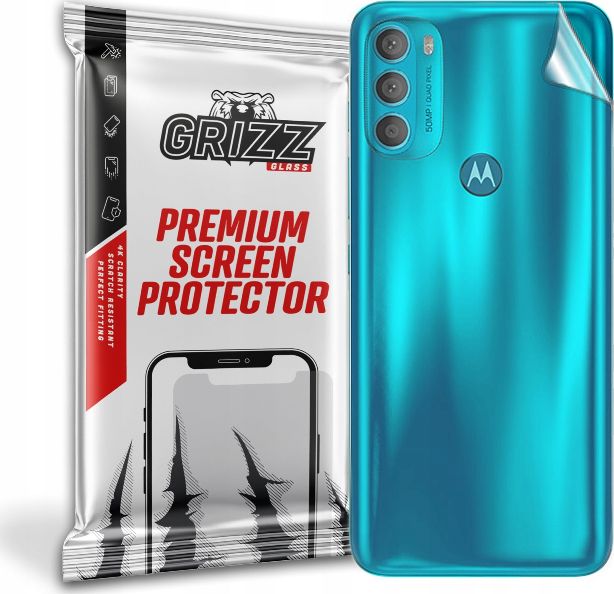 GrizzGlass Folia na tył Grizz Motorola Moto G71