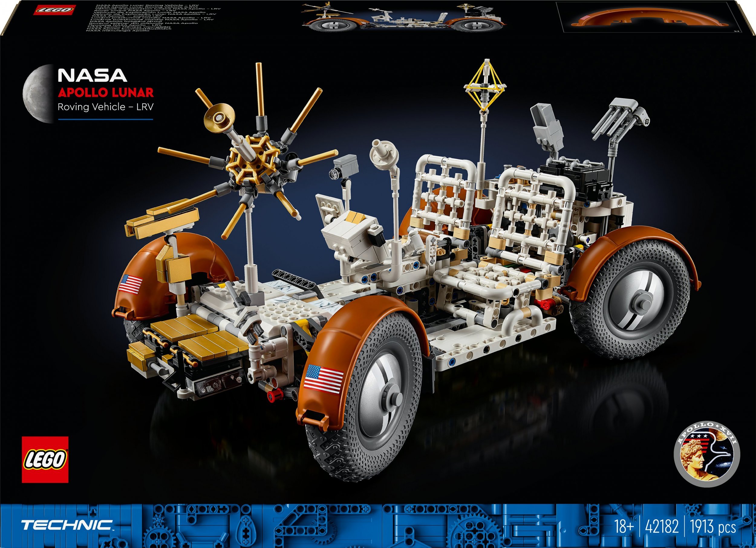 LEGO Technic NASA Apollo — pojazd LRV (42182)