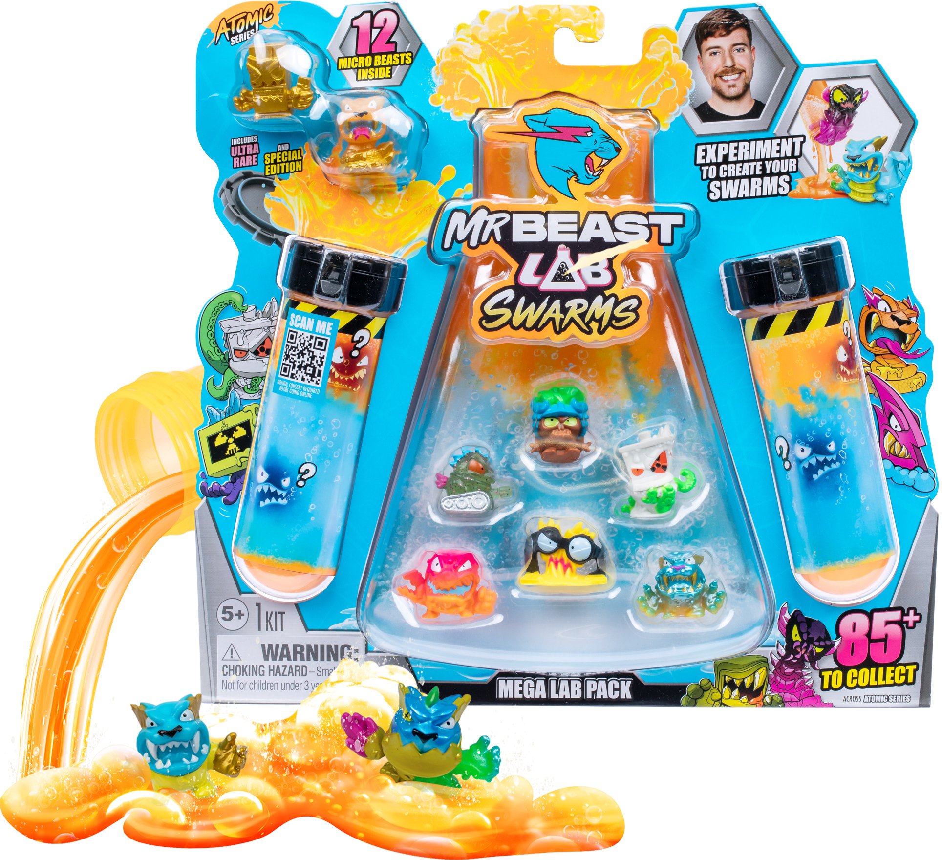 Moose Toys MrBeast Lab Swarms II Atomic 12-pack