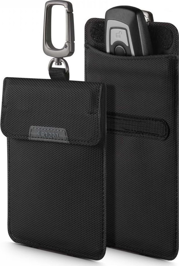 Braders Etui Klatka Faradaya Spigen Pouch Keyless RFID Signal Blocker Black