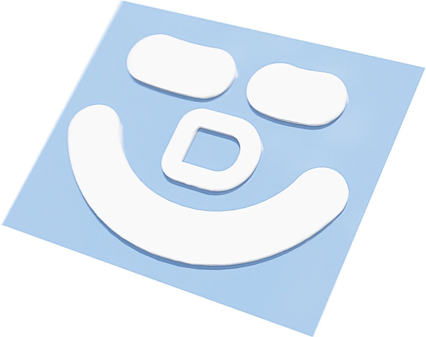 Ślizgacze X-Raypad threepointzero Glacier Skates do Deathadder V3 Pro Model