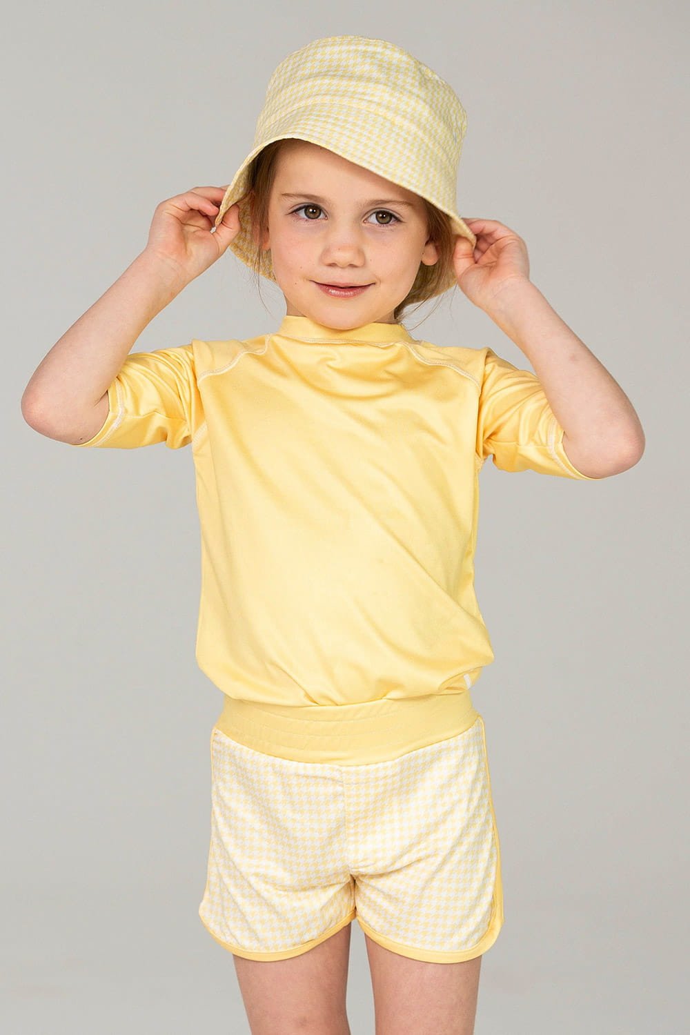 Szorty uv dla dziewczynki 110-116, 5-6 lat, Ducksday, Lemonade