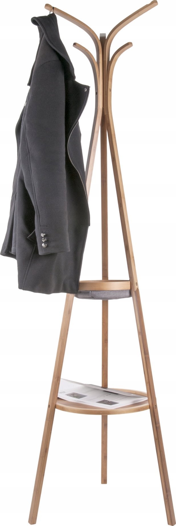 Leitmotiv Wieszak na kurtki NATIVE, bambus, 170 cm