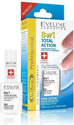 Eveline Nail Therapy Lakier odżywka 8w1 12ml