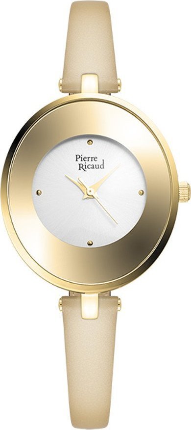 Zegarek Pierre Ricaud Zegarek damski Pierre Ricaud P22050.1V43Q beżowy