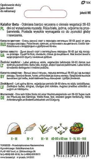 Torseed Nasiona Kalafior Beta 1g