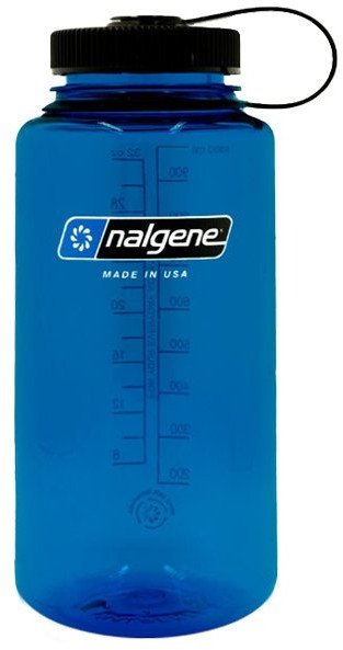 Butelka Nalgene Wide Mouth 1 l niebieska z szerokim wlewem