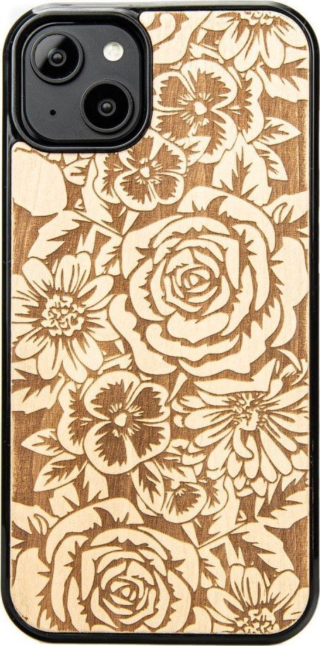 BeWood Drewniane Etui Bewood na iPhone 14 Plus Roses Aniegre