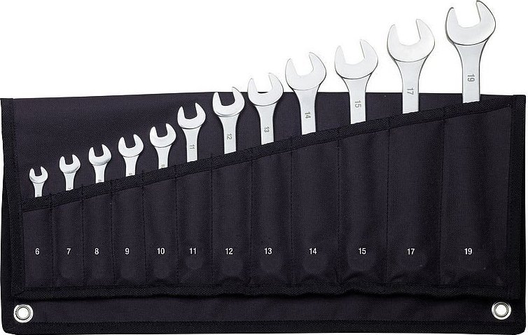 Proxxon Zestaw kluczy płasko-oczkowych PROXXON [12 części] w etui