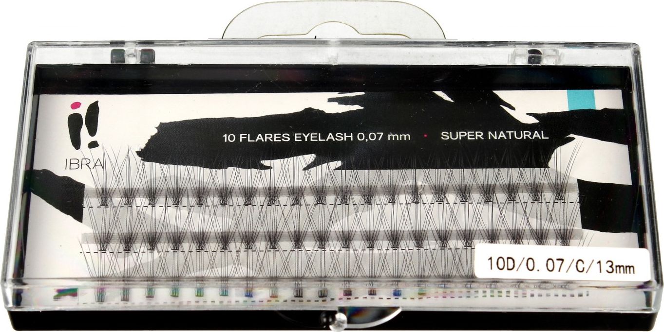 Ibra IBRA Kępki rzęs SUPER NATURAL 0.07-C-13 mm 1op.