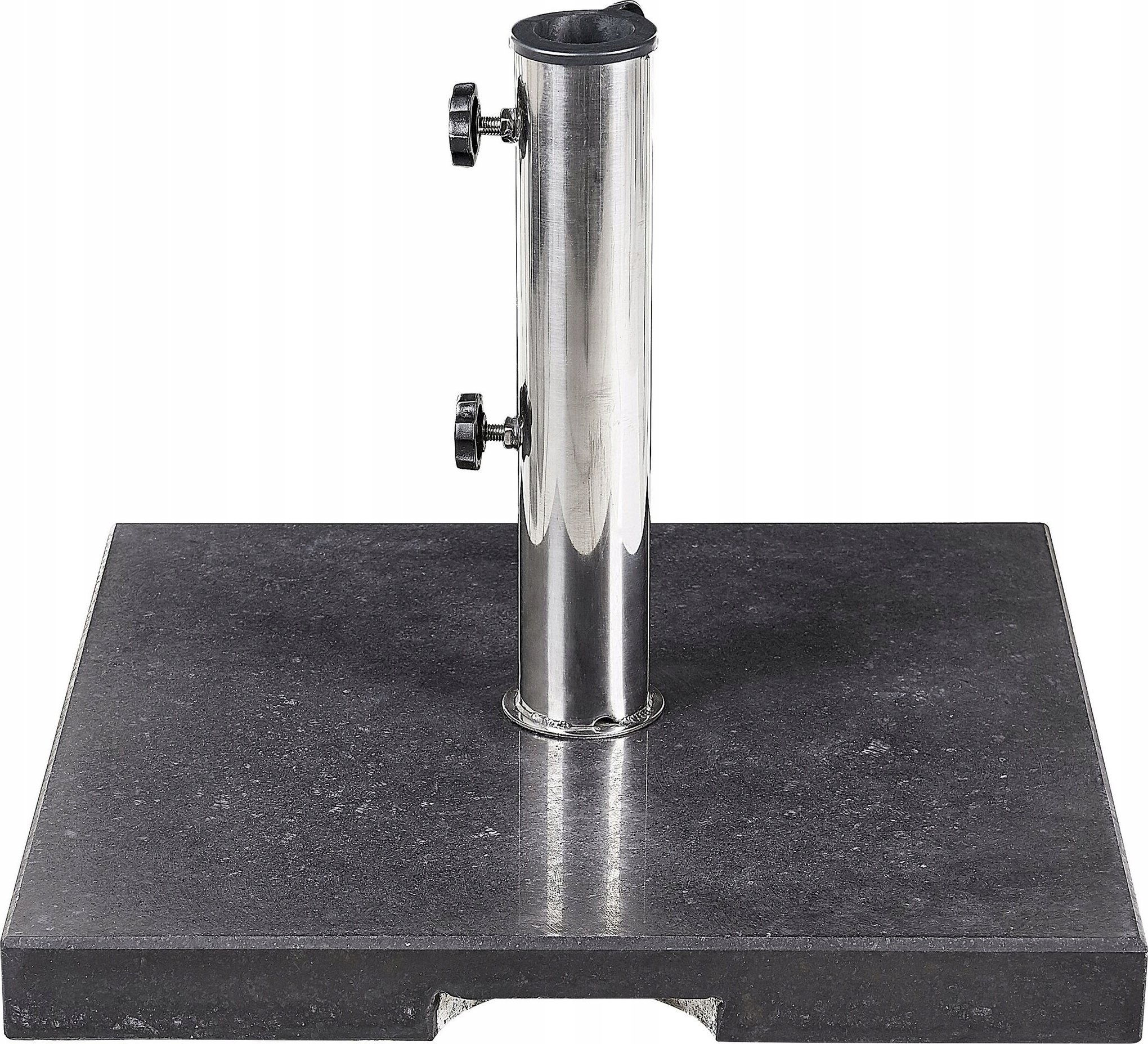 Beliani Podstawa pod parasol kwadratowa 45 x 45 cm czarna CEGGIA