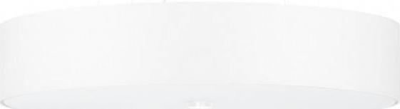 Lampa wisząca Sollux LAMPA wisząca SOL SL801 materiałowa OPRAWA zwis okrągły biały