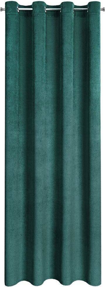 Eurofirany Zasłona Velvet Eliza 140 x 250 Przelotka Miętowy