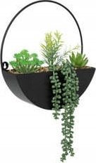 Atmosphera Sztuczne rośliny doniczkowe w metalowej doniczce, 41 cm