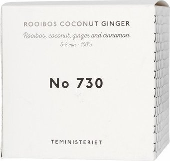 Teministeriet Herbata sypana - 730 Rooibos Coconut Ginger - opakowanie uzupełniające 100g