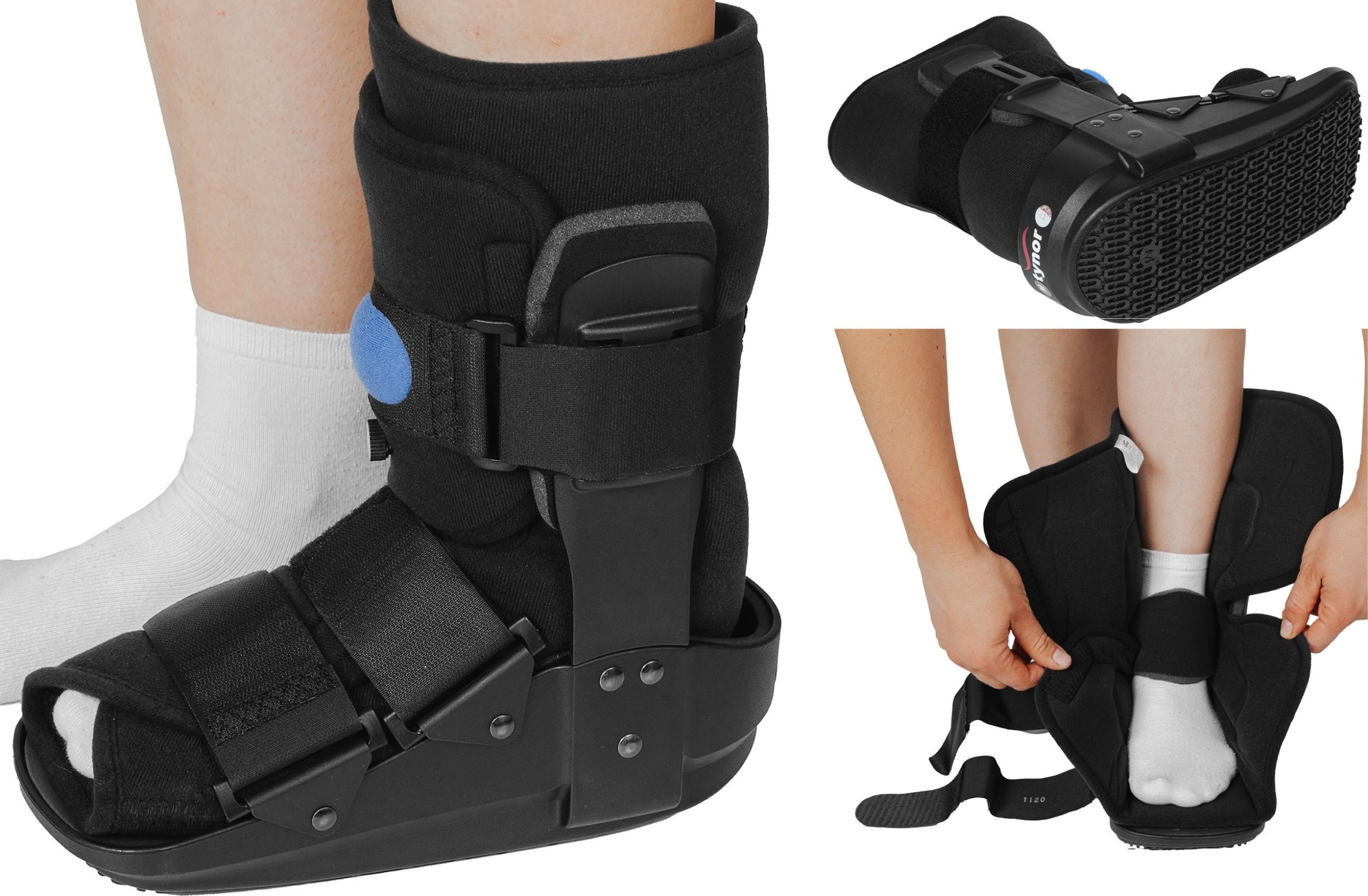 TYNOR BUT ORTOPEDYCZNY POMPOWANY WALKER ZAMIAST GIPSU