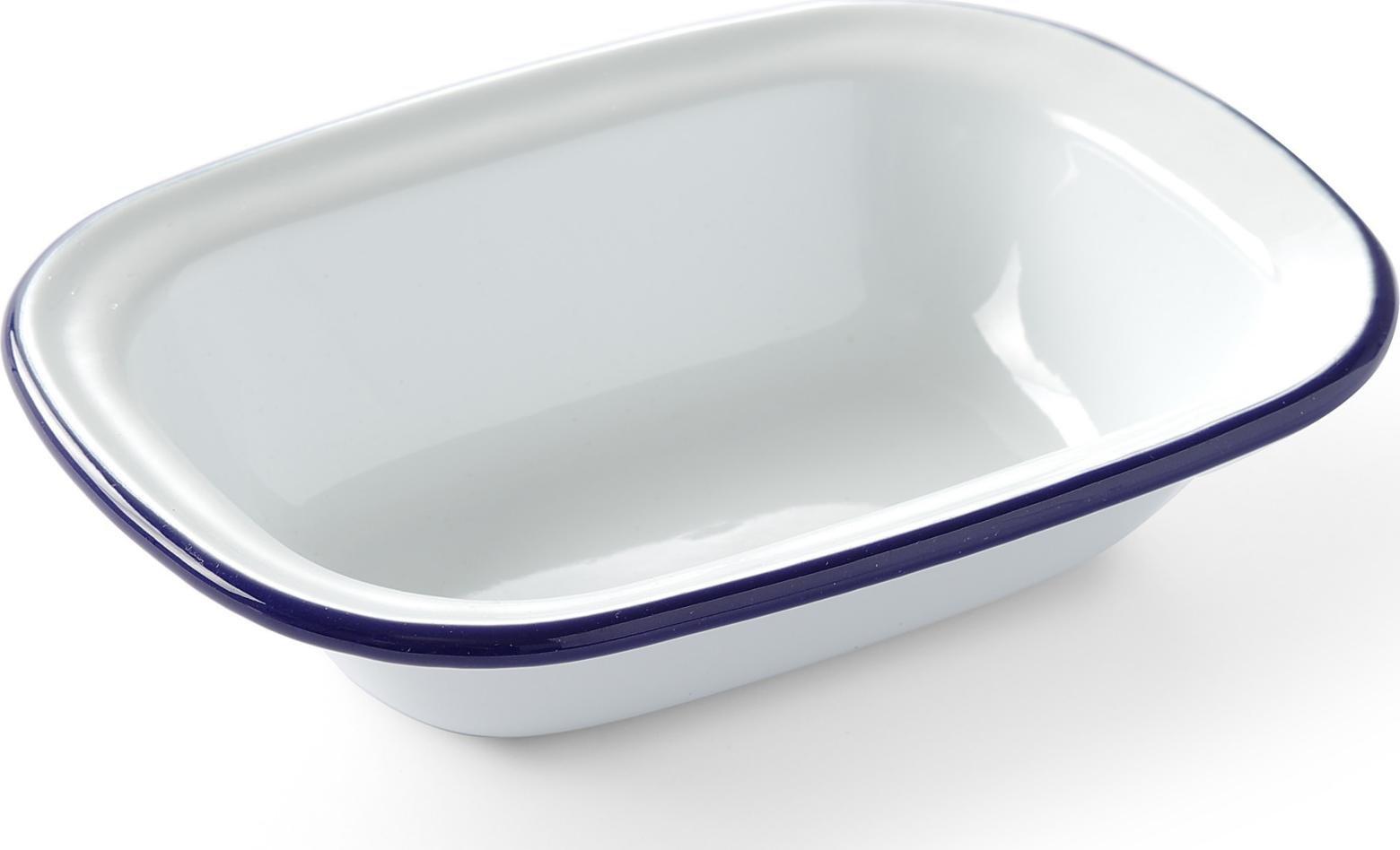 Hendi Naczynie prostokątne emaliowane białe 175x130mm Hendi 621202 Naczynie prostokątne emaliowane białe 175x130mm Hendi 621202