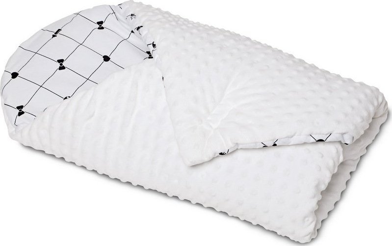 Lulu Design BECIK ROŻEK MINKY 75x75 OTULACZ BAWEŁNA 75x75 LULU