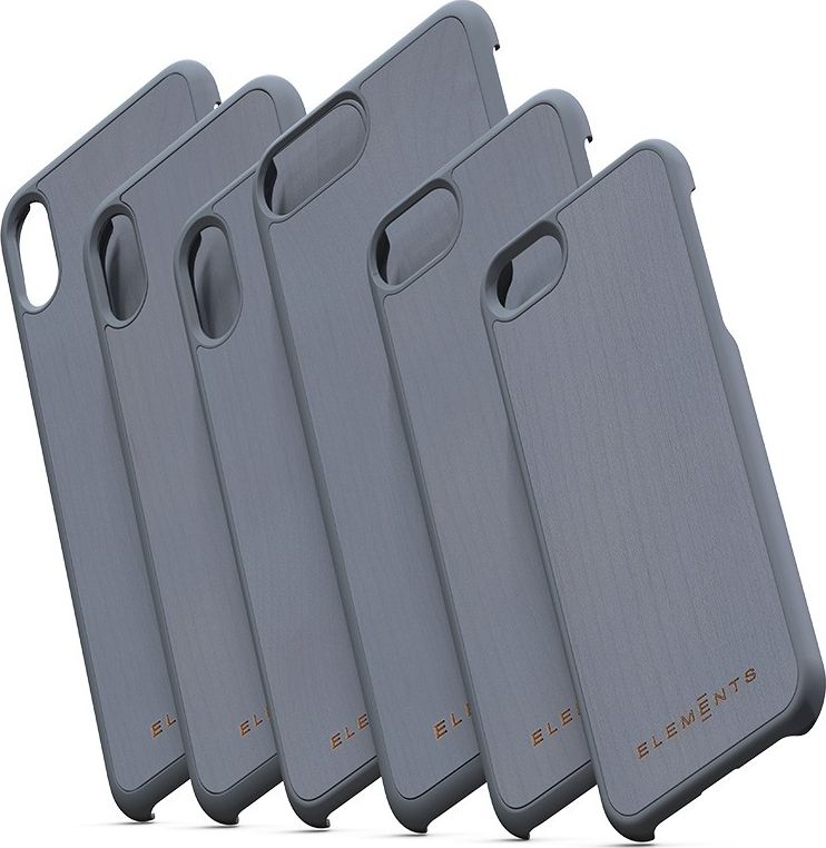 Nordic Elements Nordic Elements Original Gefion - Etui Iphone Xs Max Z Prawdziwym Drewnem Klonowym (mid Grey)