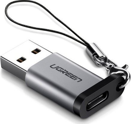 Adapter USB Ugreen US276 USB-C - USB Srebrny (50533B)