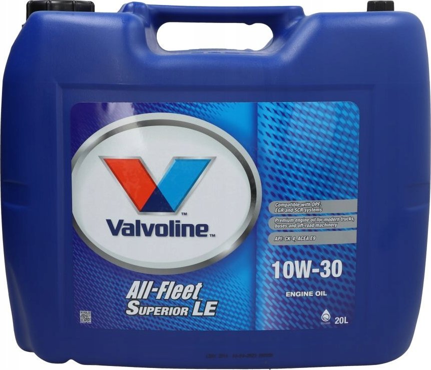 Valvoline Alyva varikliui ALL FLEET SUPERIOR LE 10W30 20L, Valvoline