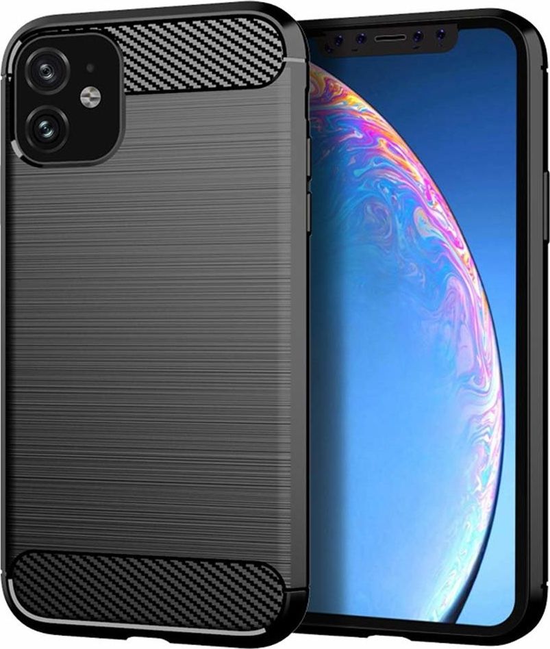 Etui Pancerne Carbon IPHONE 11 (6,1) czarne uniwersalny