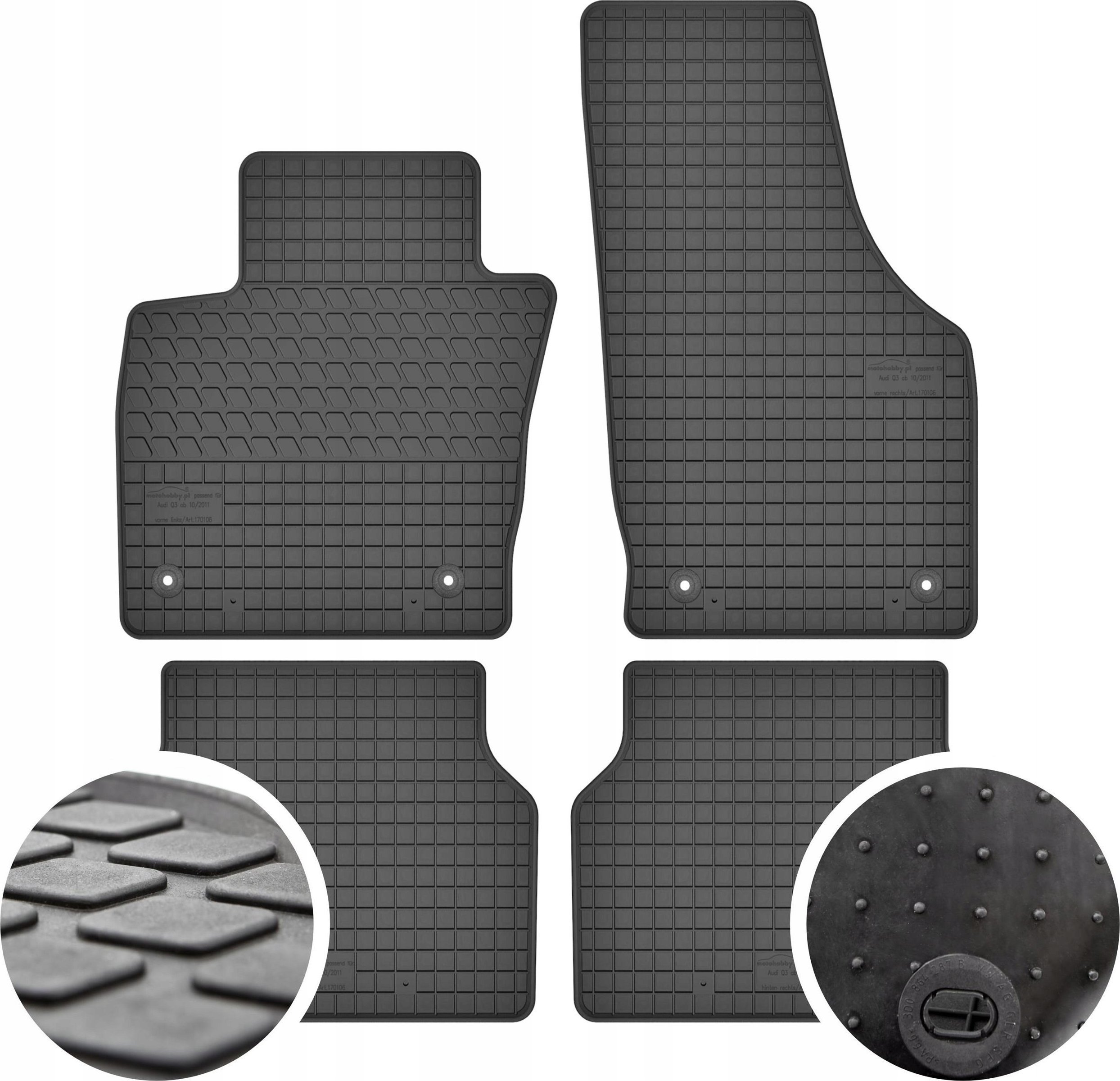 Cikcar Dywaniki gumowe do Audi Q3