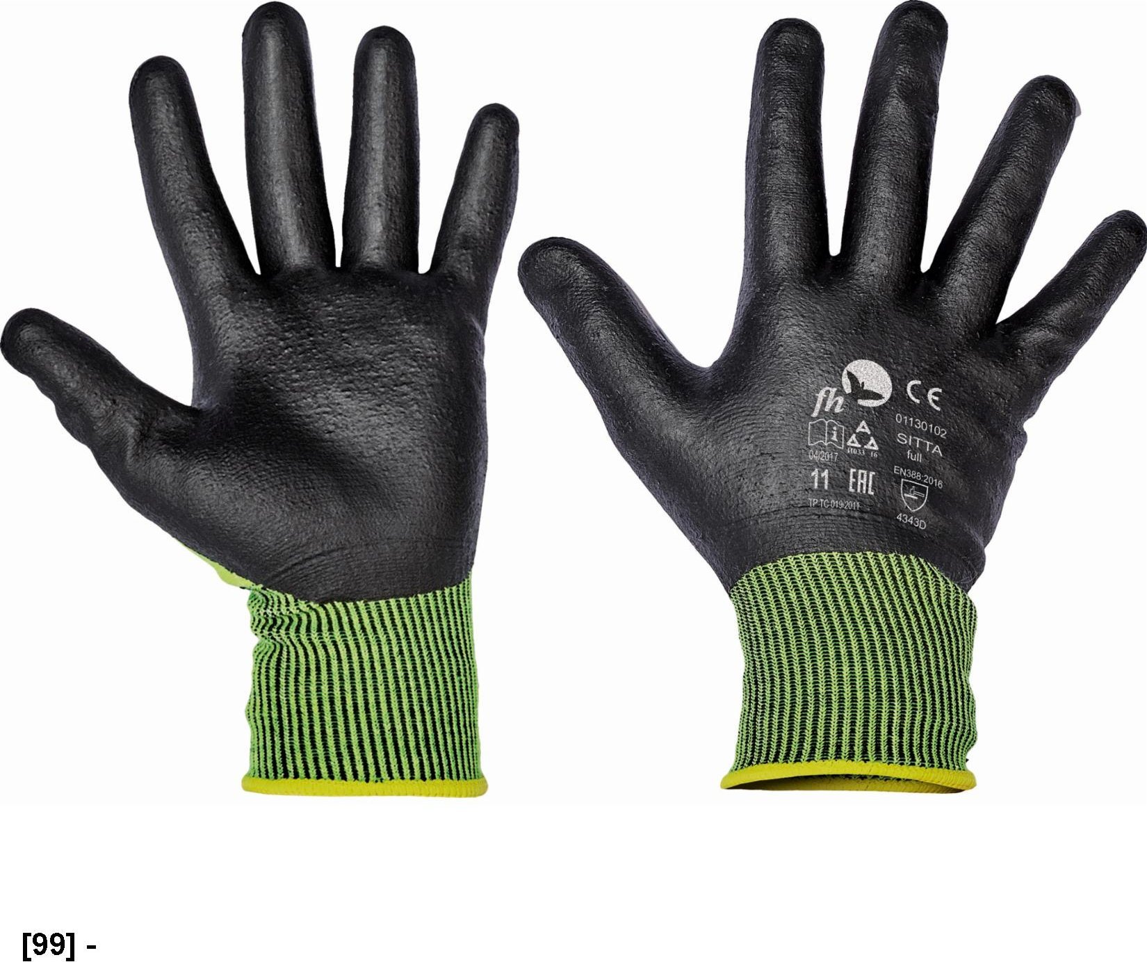 CERVA SITTA FULL - rękawice odporne na przecięcie i przekłucie 8
