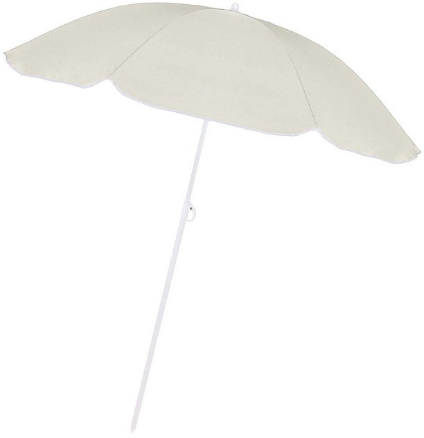 Parasol plażowy z pokrowcem, składany parasol do ogrodu, beżowy UNIWERSALNY