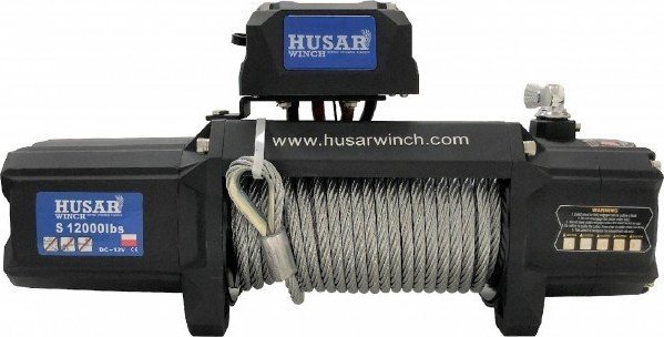 Husar Wyciągarka elektryczna BST 12000 Lbs lina stalowa (napięcie 24 V)