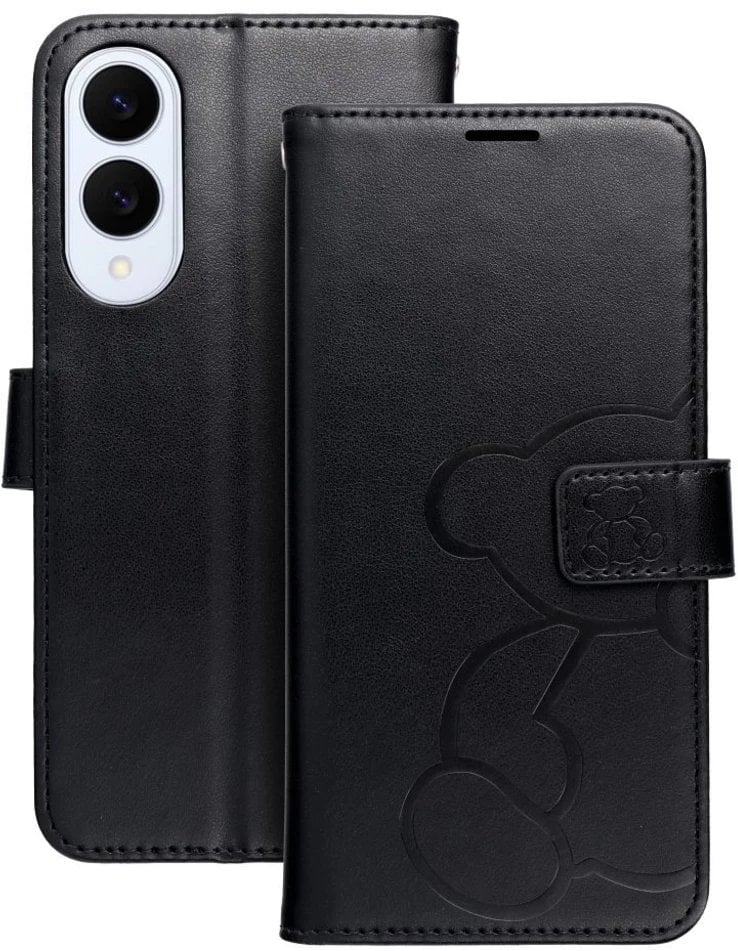 Kabura MEZZO Book do SAMSUNG S25 Edge teddy bear czarny