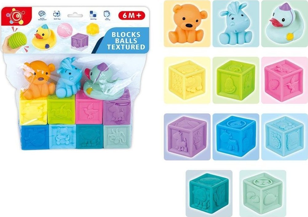 Trifox Klocki miękkie sensoryczne 11szt