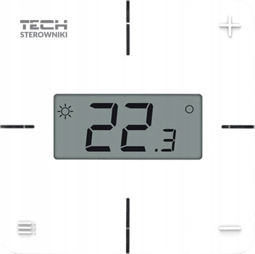 ML Bezprzewodowy regulator pokojowy mechaniczny czarny R-8X Tech Sterowniki