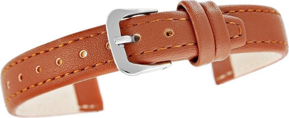 Pasek do zegarka CLASSIC - skóra 14 mm 4999-14XXL-2S Brązowy