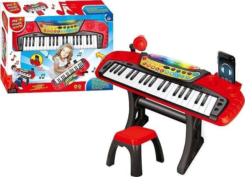 Organki na stojaku 37 klawiszy z mikrofonem