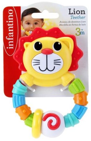 b-kids Infantino 150216274N Giętki gryzaczek Lew