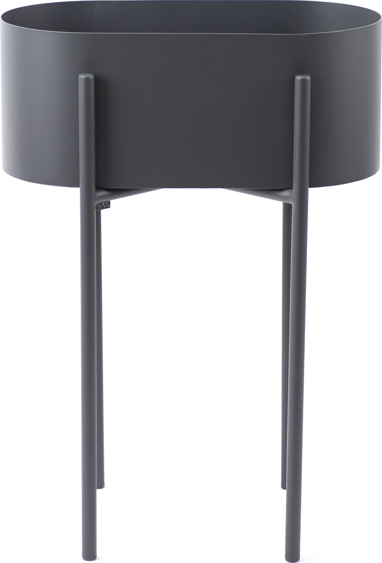 Jakpoldesign Kwietnik Metalowy PIATO 70cm Szary