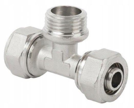 PEX.T.GZ20X1/2 TRÓJNIK 20X1/2 GZ PEX SKRĘCANY // PX-R.T.20X1/2 GZ