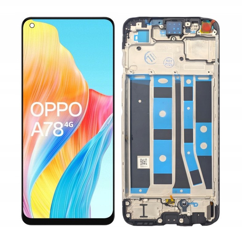 WYŚWIETLACZ EKRAN LCD DO OPPO A78 4G RAMKA OLED DUŻA POWIERZCHNIA CPH2565