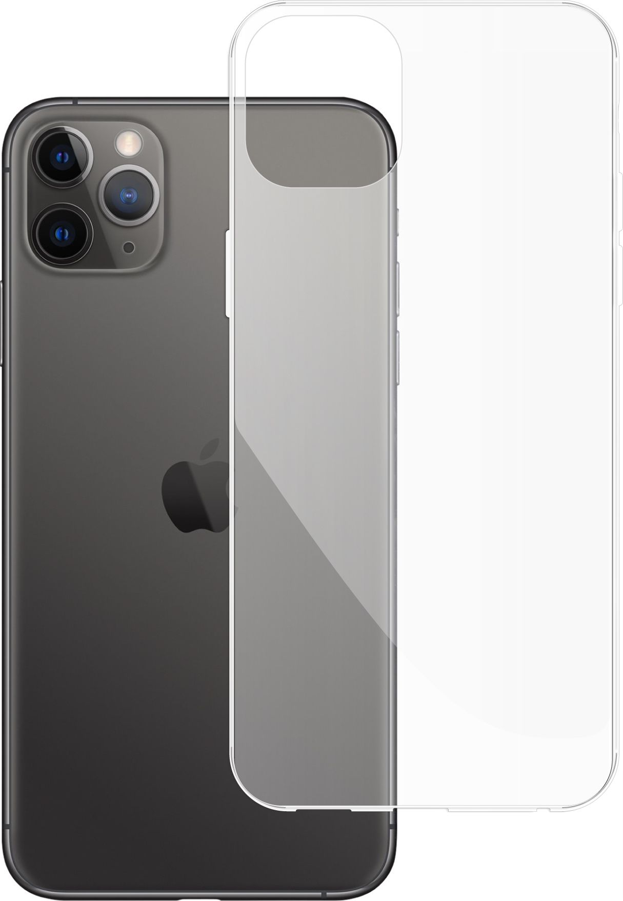 etumi Etui Do Iphone 12 Pro Max Gumowe Slim Clear View Pokrowiec Ochronny / Futerał Obudowa / Ochrona Clear Cover Bezbarwne Slim Case0201