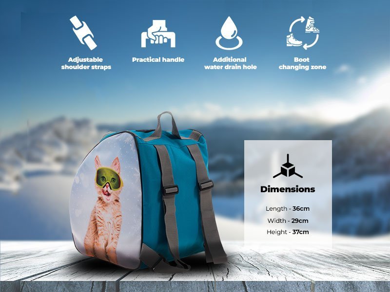 Snowsport Pokrowiec na buty narciarskie dla dzieci Snowsport Boot Bag Cats