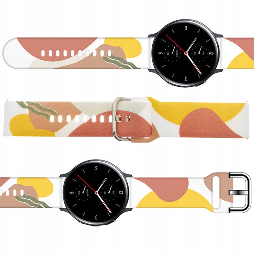 Pasek Strap Moro do Samsung Galaxy Watch 45 / 46 / 47 mm silikonowa bransoletka opaska do zegarka - wzór 7