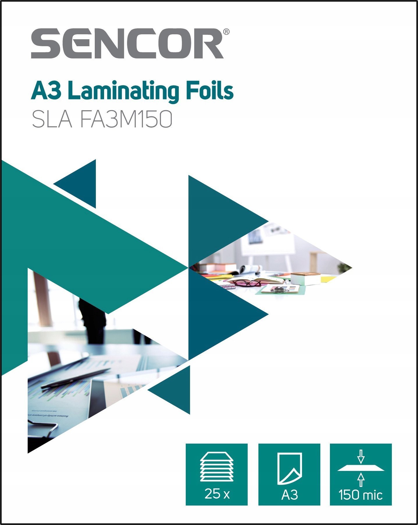 Sencor Folia do laminowania A3 25 szt. Sencor SLA FA3M150