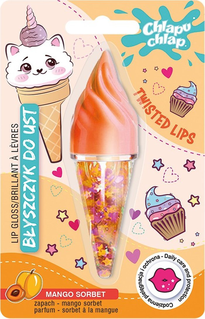 Chlapu Chlap Błyszczyk do ust Rożek - Mango sorbet 14.5ml