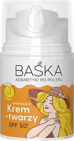 BAŚKA Nawilżający krem do twarzy SPF 50 50ml