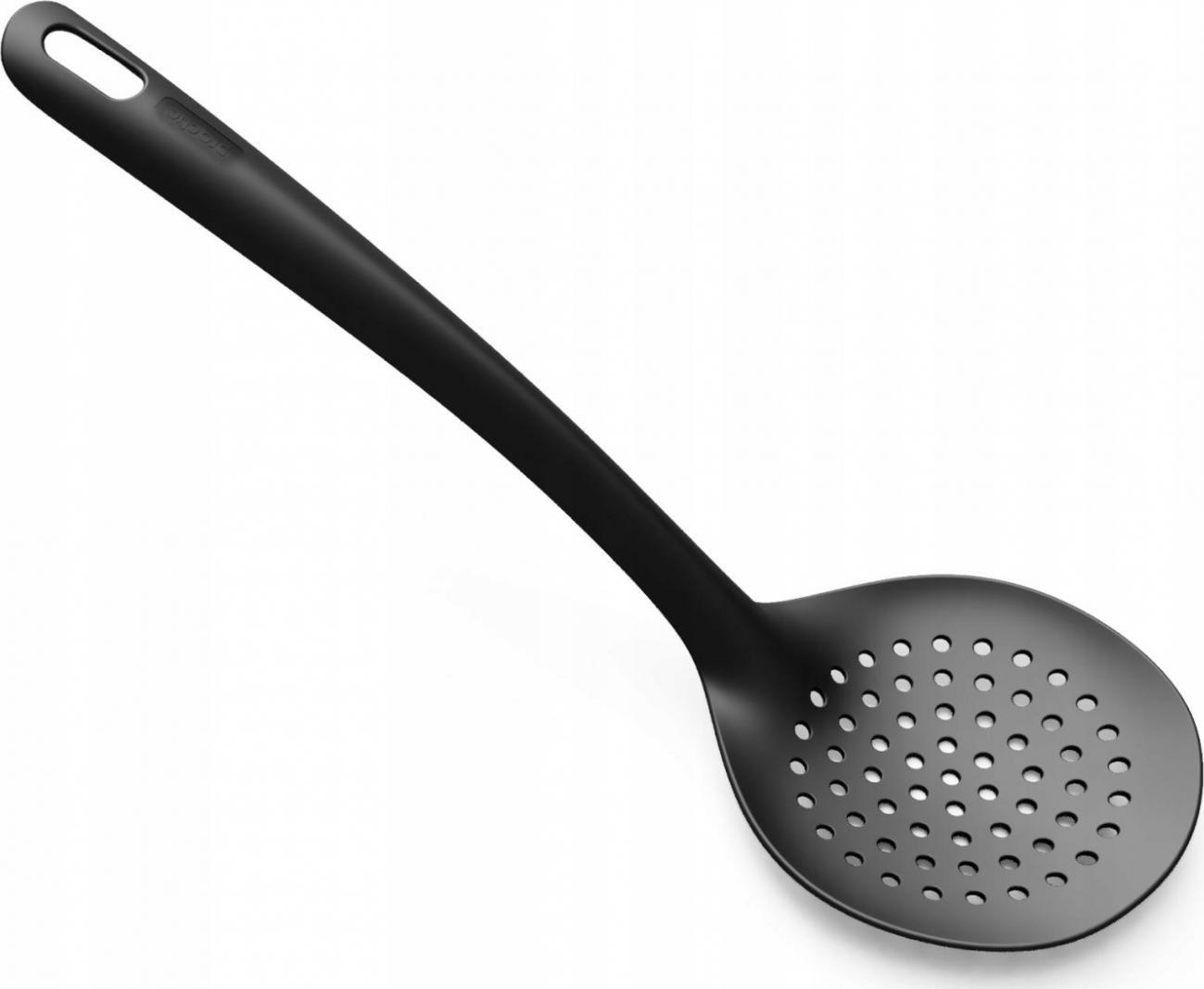 Practic Łyżka Cedzakowa Szumówka Do Pierogów Teflon Czarny