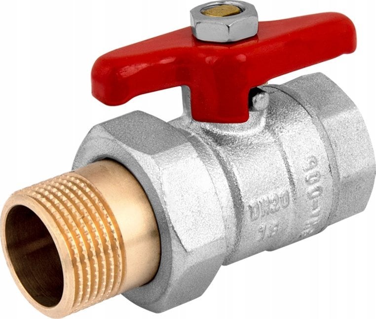Perfexim Zawór kulowy wodny WZ DN20 ze śrubunkiem motylek wzmocniony PHA-005/SM G3/4 WZ PN30 DN20 [10/100]