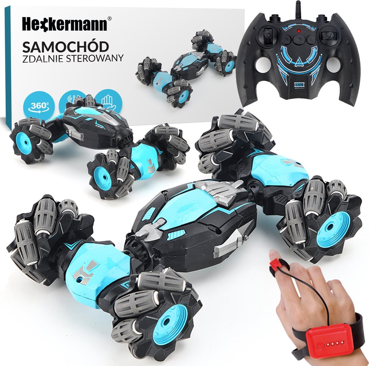 Heckermann Samochód RC zdalnie sterowany Heckermann GS168 Niebieski