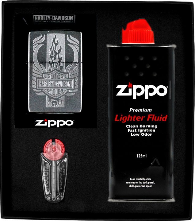 Zestaw ZIPPO Zapalniczka HARLEY DAVIDSON 9 Prezentowy No1