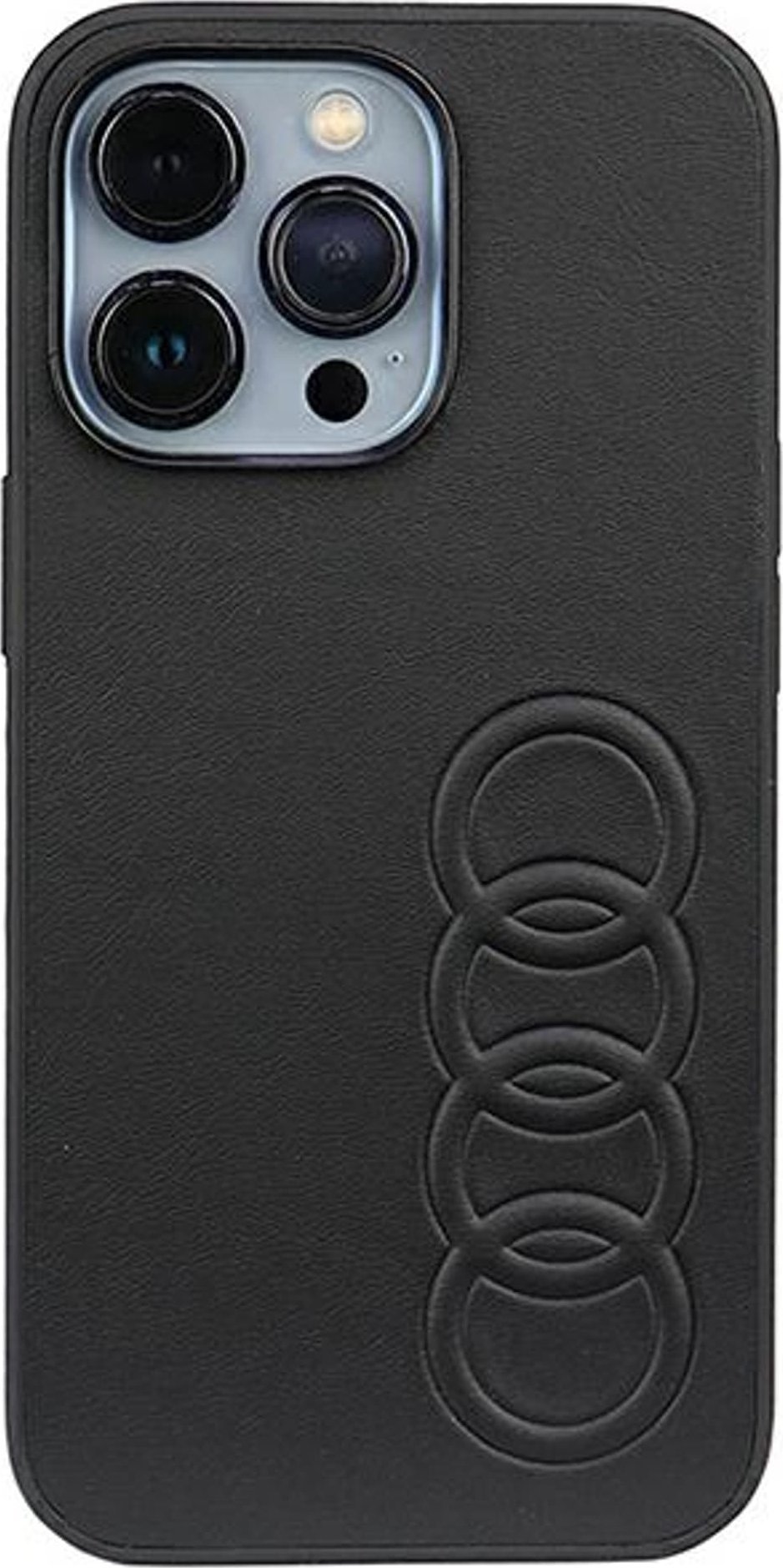 Audi Synthetic Leather iPhone 13 Pro / 13 6.1" czarny/black hardcase AU-TPUPCIP13P-TT/D1-BK